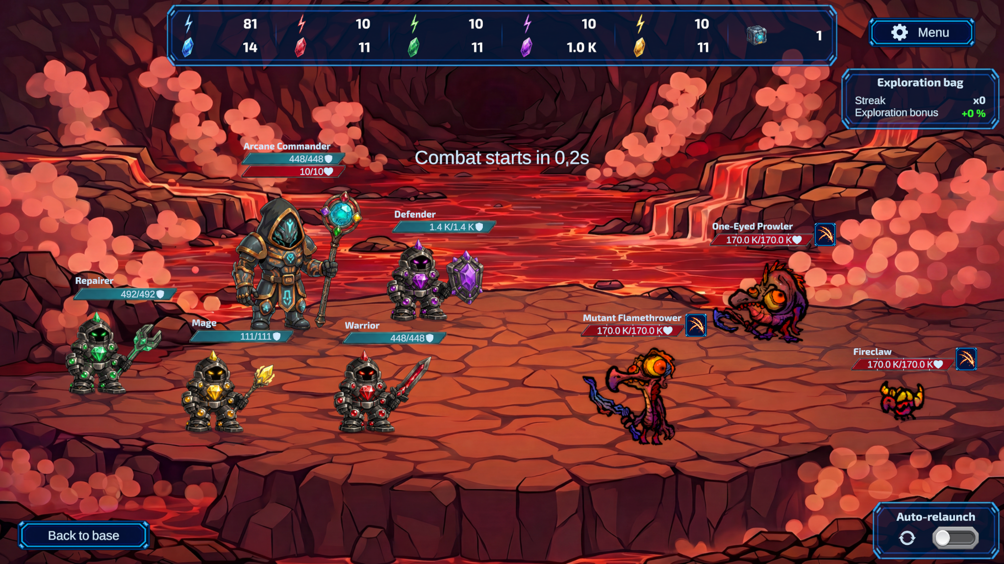 Combat gameplay
