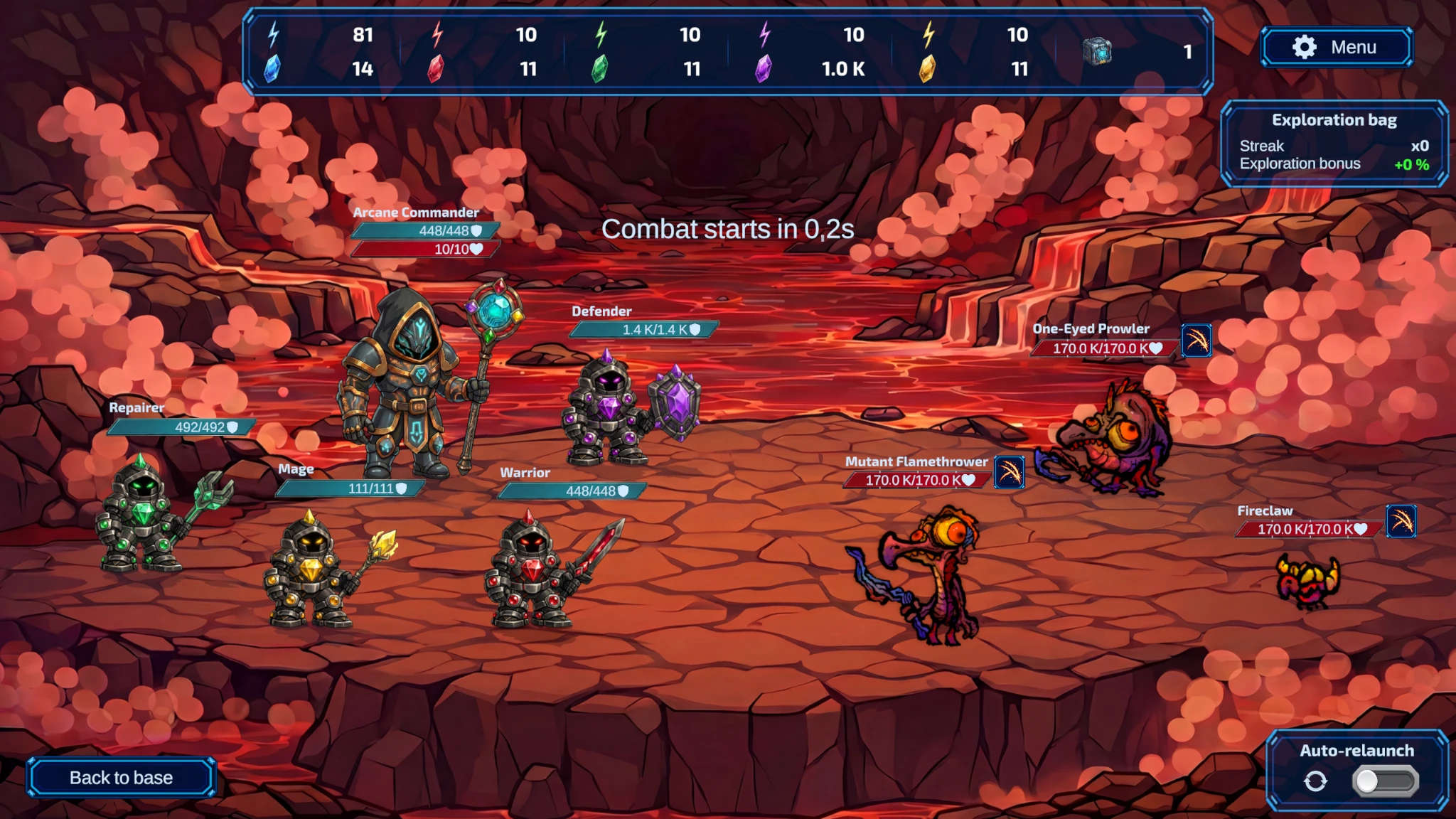 Combat gameplay